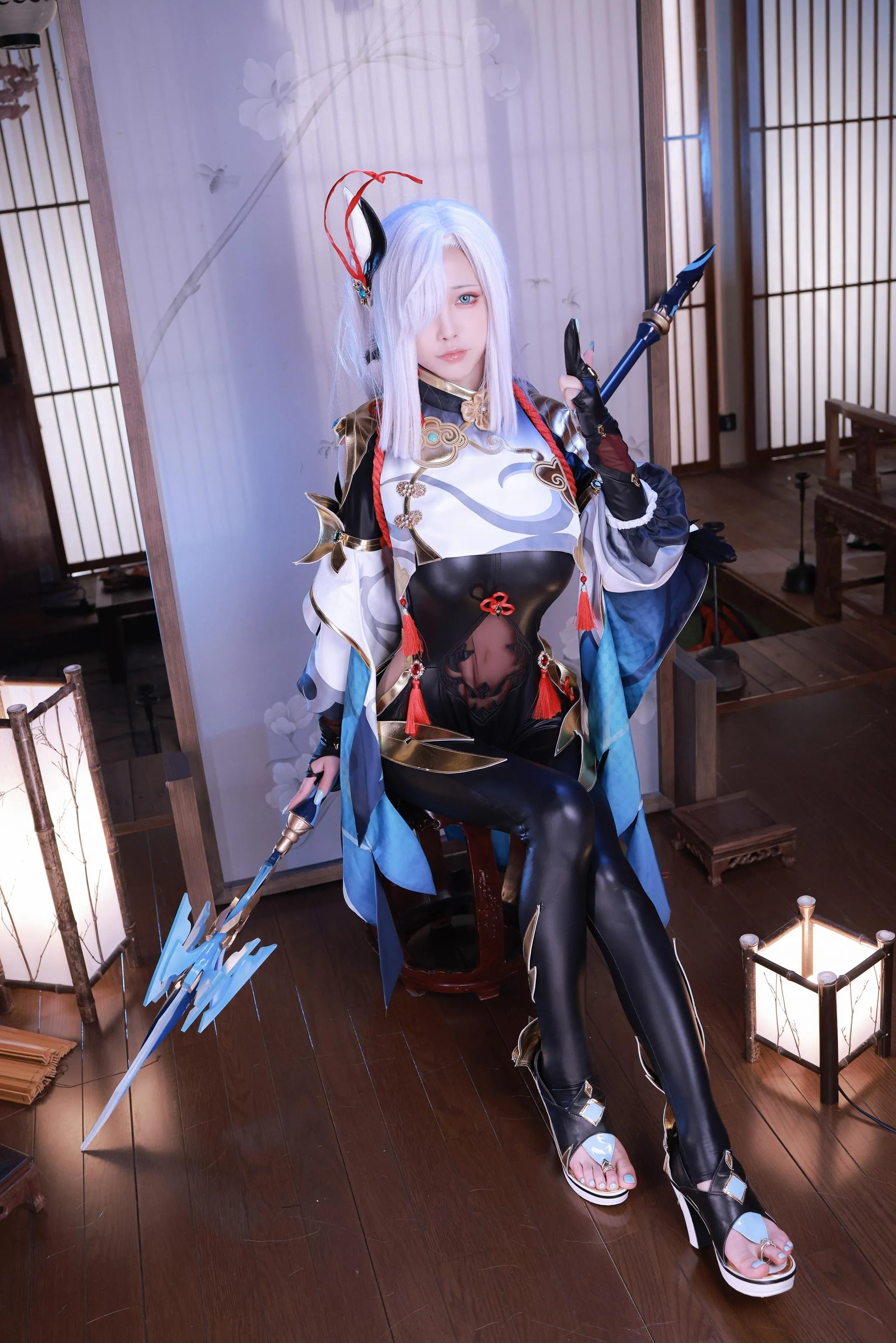 水淼Aqua – NO.110 原神 申鹤 [90P]插图2